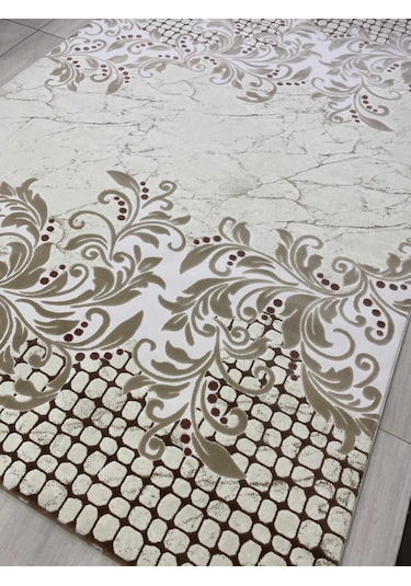 Tiffany Halı Tual 200x300 TF 318 Krem Pembe 6 M2 Halı !