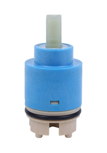 Ulzyvf 2x Mavi Fildişi Plastik 35mm Musluk Musluk Kartuşu, Güçlü Tüketiciler İçin