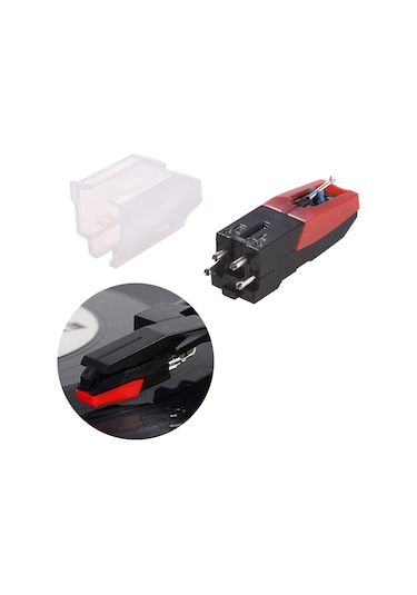 Maiyame Evrensel Fonograf Plak Çalar Pikap Kartuşu Yedek İğne İğnesi, 1 Paket