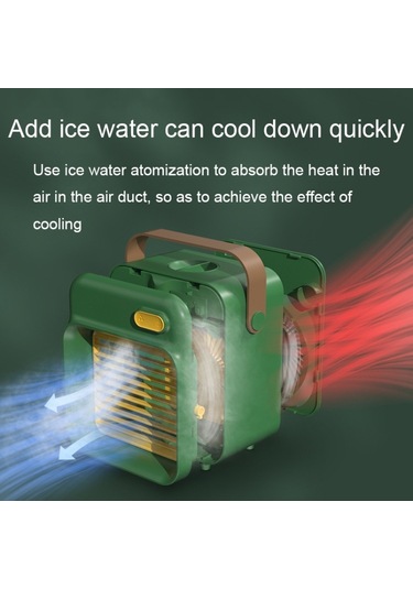 F05 Usb Taşınabilir Mini Çok Fonksiyonlu Sprey Soğutma Fanı, Özellik: Eklenti Modeli Beyaz , Boyut:eklenti Modeli Beyaz
