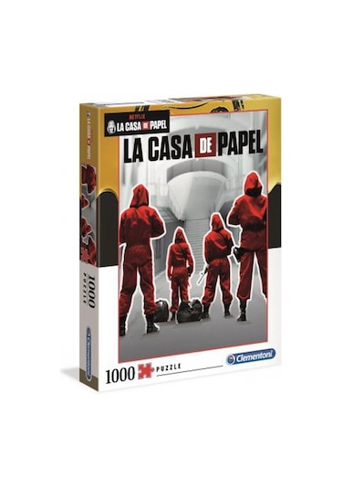 Netflix-La Casa De Papel 1000 Parça Puzzle 39532 (Clementoni)