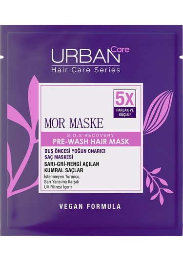 Mor Turunculaşma Karşıtı Duş Öncesi Saç Bakım Maskesi-50ml