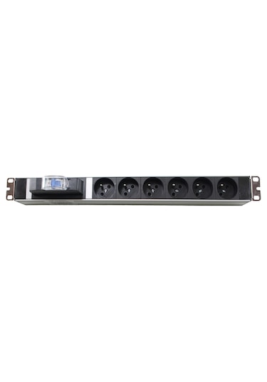 Amp Connect 19 İnç 1U 6 Çıkş Ups Fransız Otomatik Sigortalı