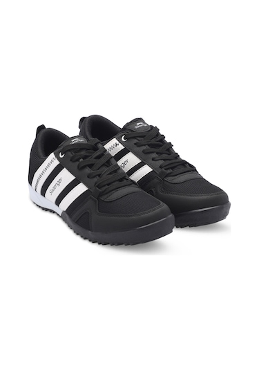 Slazenger ALGAR I Kadın  Siyah / Beyaz Günlük Spor Ayakkabısı