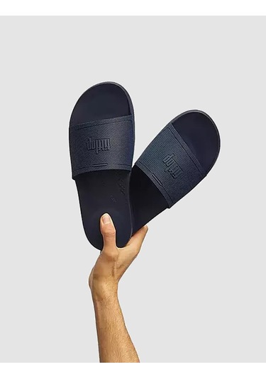 Fitflop İqushıon Slıdes Eq4 Lacivert Erkek Terlik Lacivert