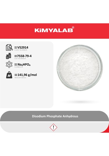 Kimyalab Disodyum Fosfat 500g - Disodium Phosphate Anhydrous
