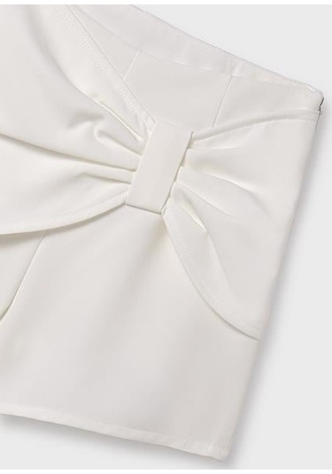 Mayoral Kız Çocuk Krem Krep Etek Pantolon 06940 Krem