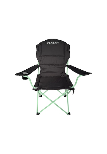 Platan Chair Ones-lp Hafif Katlanır Kamp Piknik Sandalyesi - Kolt Gri - Yeşil