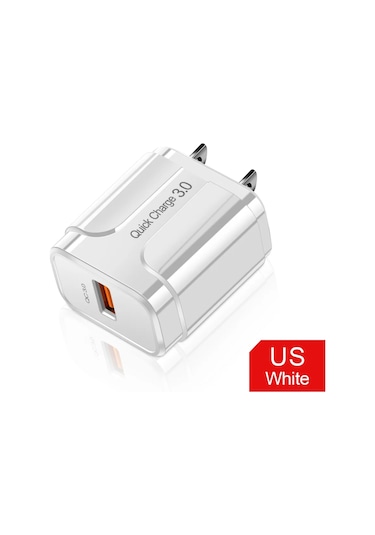 Snapbuy18w Qc3.0 Usb Hızlı Şarj Adaptörü iPhone Uyumlu, Uyumlu, Samsung Xiaomi İçin Evrensel Duvar Şarj Cihazı Brdistribütör Garantili