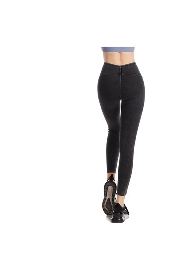 Skycity Kadınlar İçin Esnek Yüksek Bel Yoga Külotlu Tayt, Spor Ve Günlük Kullanım İçin İdeal Koyu Gri