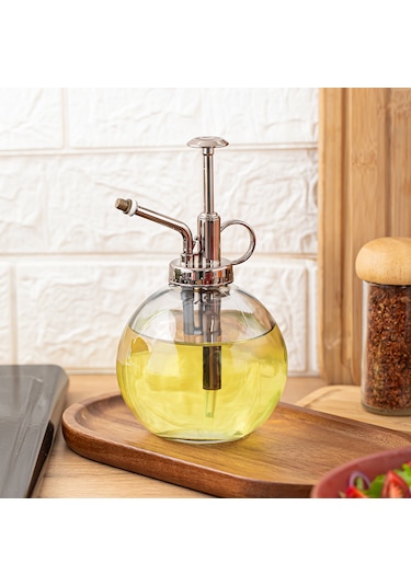 Perotti 15729 350 Ml Cam Yağlık Sirkelik Yağdanlık Şişesi Gri