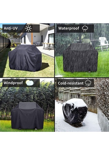 150X100X125 Cm Su Geçirmez 420D Oxford Kumaş Barbekü Gaz Izgara Kapağı Koruyucu Çok Renkli