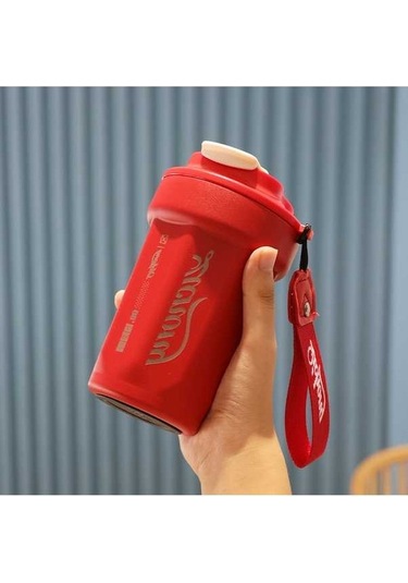 Pazly İyi Görünümlü Kahve Fincanı Ve Su Bardağı, Kırmızı Renk kırmızı