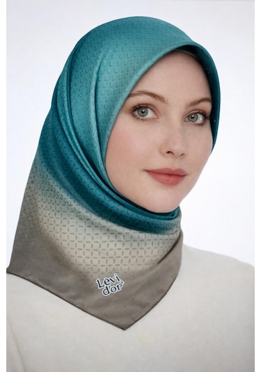 Levidor Lotus Desen Eşarp - 06105 Renkli-13