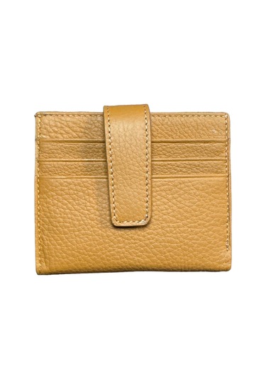 Monte Lui Mnt206 Deri Cüzdan Kartlık Hardal