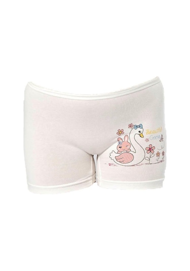 12 Adet Kota Kız Çocuk Baskılı Boxer Karışık Renk 3409