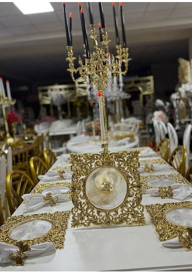 6 Adet Frea Model Supla Gold Renk Altın Kaplama