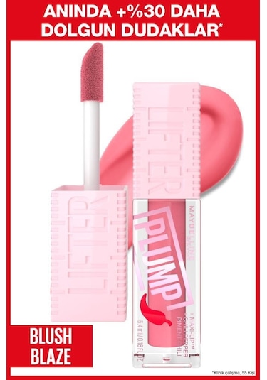 Maybelline New York Lifter Plump Dudak Parlatıcısı 001 Blush Blaze