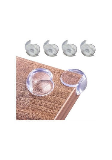 Bebek Çocuk Yumuşak Ve Esnek Dairesel Şeffaf Yapışkanlı Güvenlik