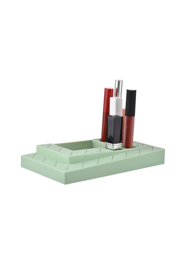 Mufunye Kozmetik Saklama Kutusu, Silikon, Yeşil