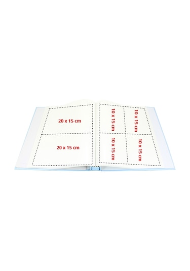 10 x 15 CM 220'lik 12 Ay Pencereli Bebek Fotoğraf Albümü