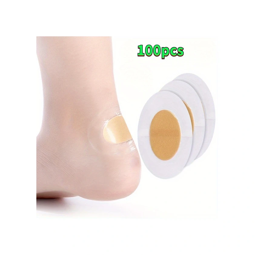 Gateesat Açık Bej 100 Adet Kaymayı Önleyen Ayak Bileği Pedi Seyahat Koruyucu