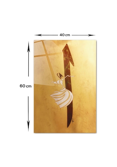 Decorita | Dini Islami Tablo | Elif Harfi | Cam Tablo