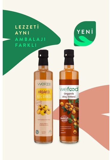 Wefood Organik Alıç Sirkesi 500 ml