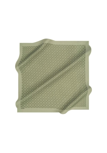 Aker Elegance Monogram Eşarp - 10905001 Haki