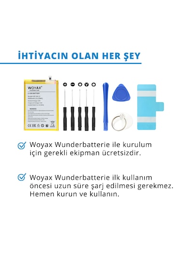 Woyax By Deji Xiaomi Redmi 13c Uyumlu Premium Batarya / Bn5q