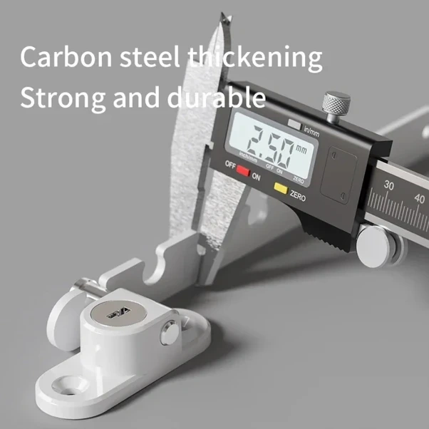 Gateesat Siyah 1 Adet Emniyet Kilidi Metal Pencere Limiti Rüzgara Dayanıklı Paslanmaz Kilit Durdurucu