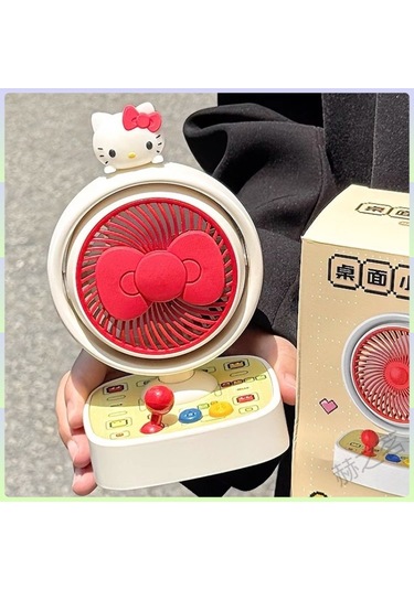 Hellokitty Masaüstü Şarj Fani-beyaz