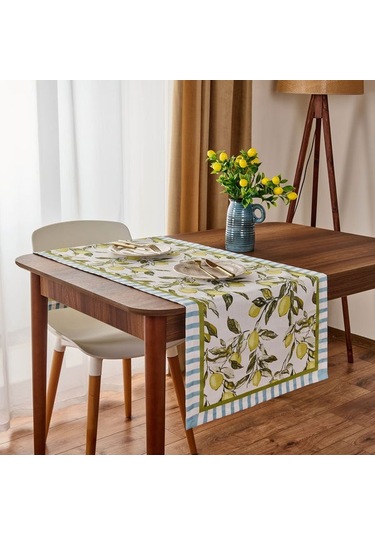 Evidea Soft Lime Cello Elvid Runner - Renkli - 50x130 Cm Renkli