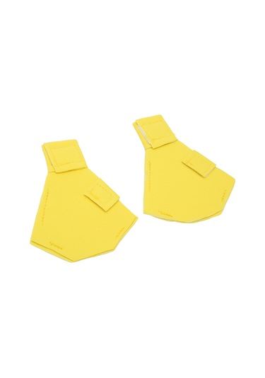 Moveevo Piliçler İçin Yumuşak Kolluklu Ayak Koruması Botları - Yumuşak Kumaş, Esnek Ve Kolay Giyilebilir Sarı M