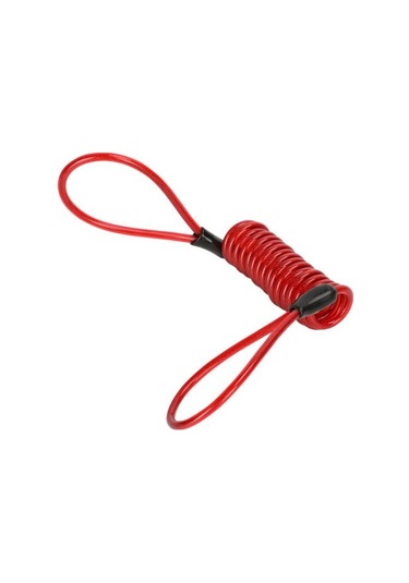 Kırmızı Disk Fren Kilidi Hatırlatma Kablosu 120cm Geri Çekilebilir Çelik Tel Parlak Renkli Mo Dağ Bisikleti Kilit & Alarm 56815666