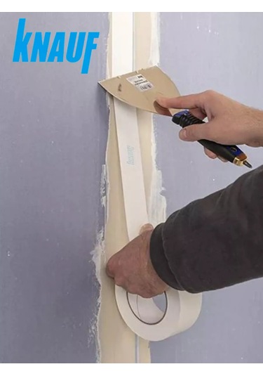 Knauf Knauf Alçıpan Dikişleri İçin Güçlendirici Kağıt Bant 75m 197453897