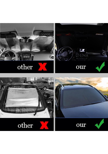 Ximistore9 2020-2024 Peugeot 2008 P24 Modeli İçin Çift Katlı Siyah Cam Şemsiyesi - Isı Yalıtımı Ve Gizlilik Sağlama