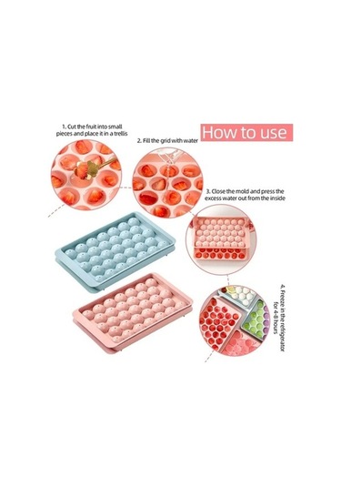 Ulzyvf Createtech Topu Tepsileri Mavi Küp Kızağı Açık Mavi 2'li Paket-33 Al Açık Mavi