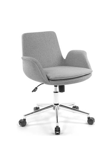Kaya Ofis Mobilya Carrer Çalışma Koltuğu Ofis Sandalyesi Gri