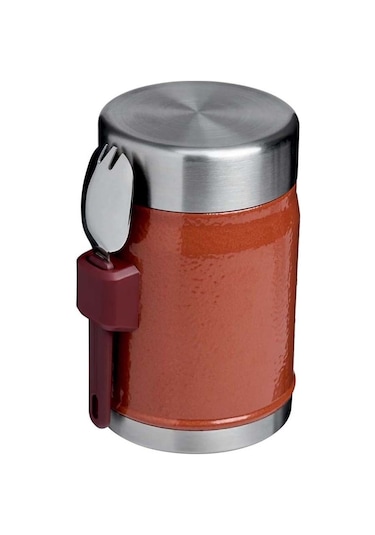 Stanley Klasik Paslanmaz Çelik Yemek Termosu Kaşıklı 0,40 Lt Stanley0348 Kil Rengi