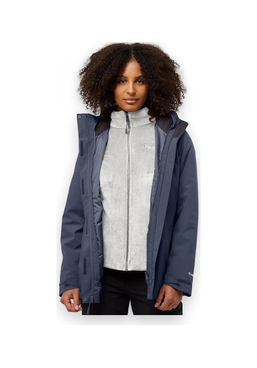 Jack Wolfskin A60333-1388 Rotwand 3ın1 W Kadın Oudoor Mont renkli