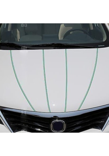 Cbtx 12MM 9.8M Kendinden Yapışkanlı Dekoratif Araç Şerit Bant Hattı Yeşil