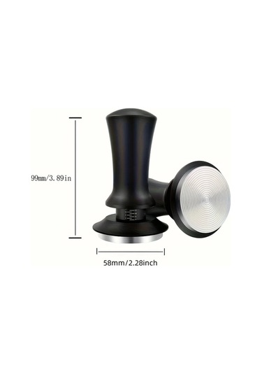 Topshop1 Munden's 58mm 4 Adet Sıkıştırıcı Mat Wdt Filtre Paslanmaz Çelik Espresso Karıştırıcı 13 61kg Ev Baristaları İçin Dayanıklı Aksesuar Ahşap