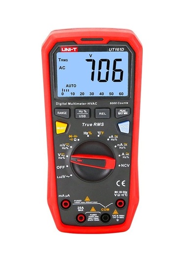 Unit Ut161d 1000v True Rms Dijital Multimetre
