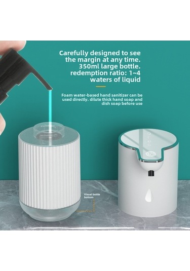 Dancemonkey Otomatik İndüksiyon Köpük El Yıkama, Damla Tipi Beyaz