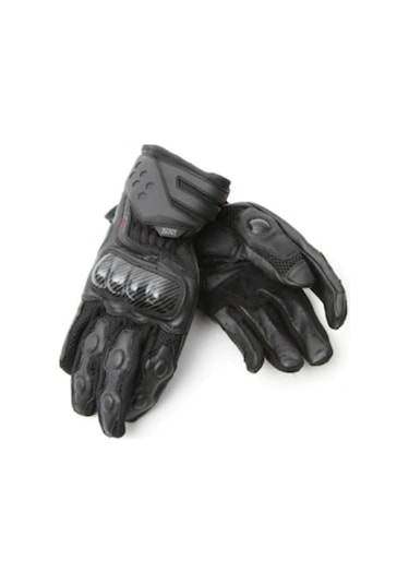 Ixs Carbon Mesh 3 Siyah Motosiklet Eldiveni Yazlık