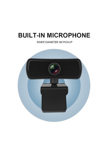 Sones C3 400w Piksel 2k Çözünürlük Otomatik Odaklama Hd 1080p Web Kamerası 360 Derece Dönüş Canlı Yayın Video Konferans Çalışması İçin Mikrofonlu Usb Sürücüsüz Web Kamerası