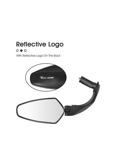 Trendooze Homyl Universal Bisiklet Dikiz Aynası, Uzun Montaj İçin