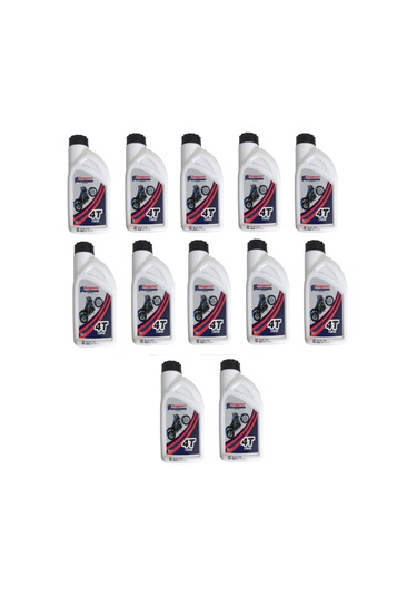 12 Adet DeepPower Yağ 15W40 4t Motor Yağı 1 lt