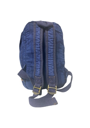 Kaliteli Mini Vintage Salaş Disayn Günlük Sırt Gezi Çantası 19 Cm X 34 Cm Lacivert